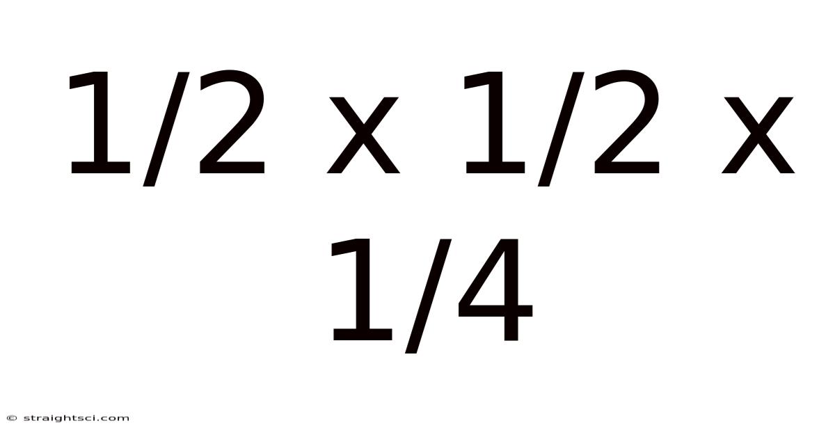 1/2 X 1/2 X 1/4