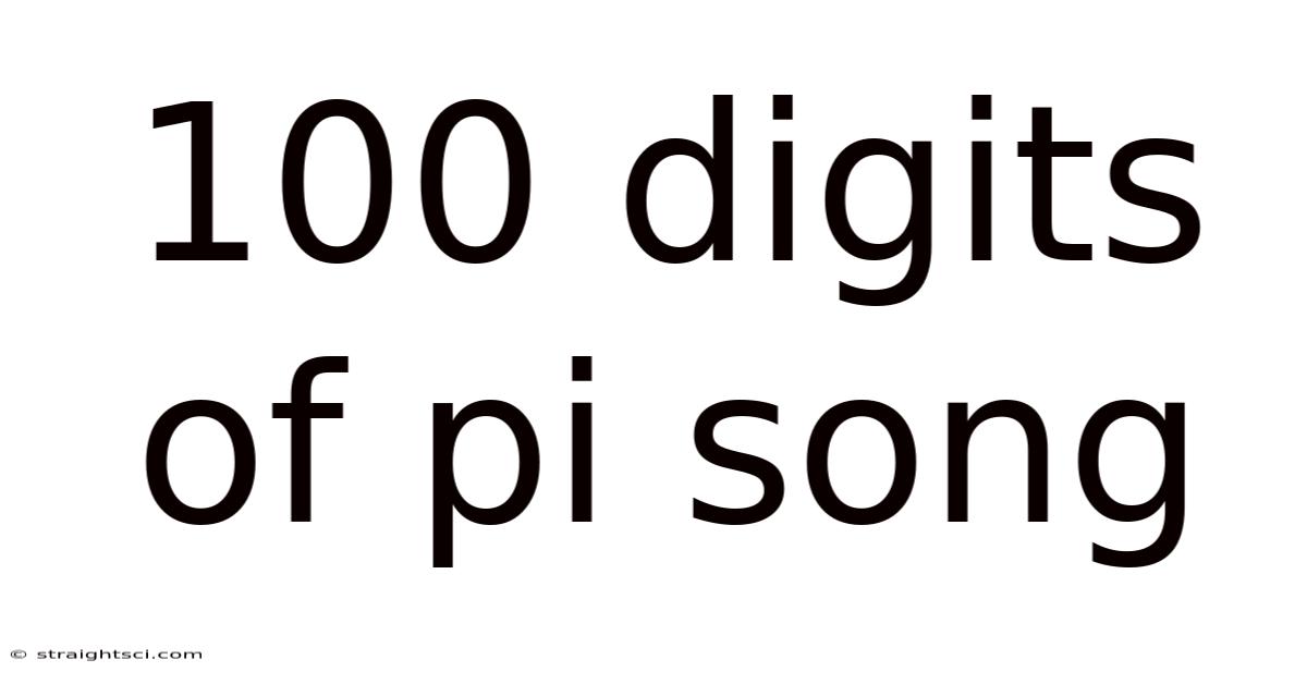 100 Digits Of Pi Song