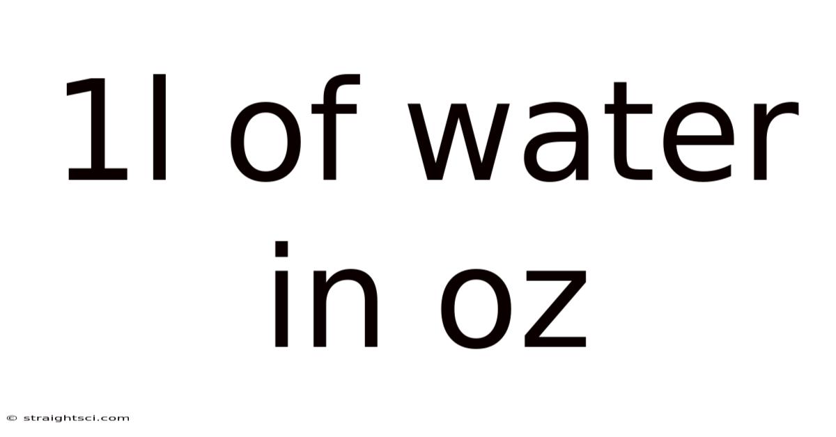 1l Of Water In Oz