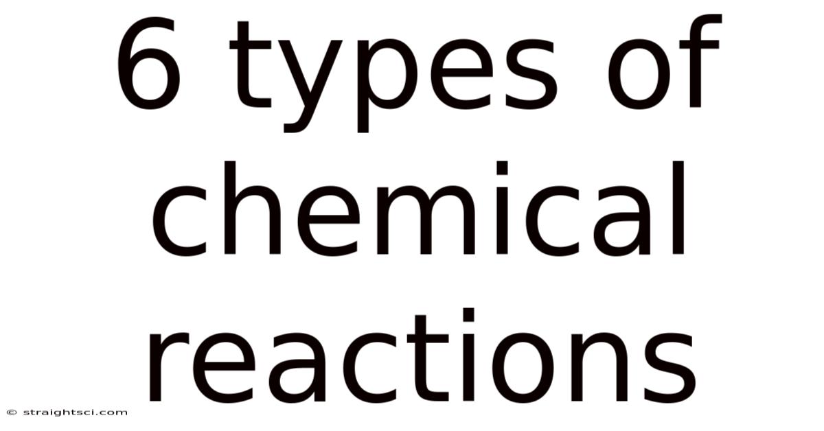 6 Types Of Chemical Reactions