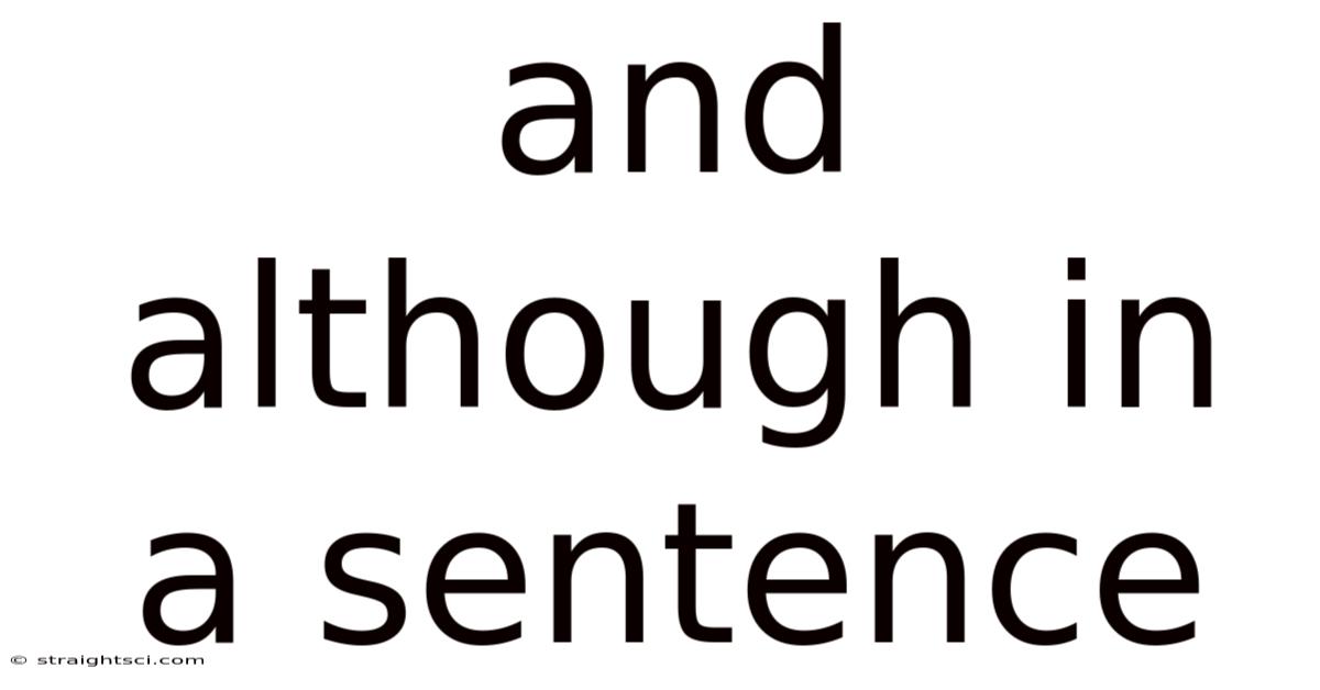And Although In A Sentence