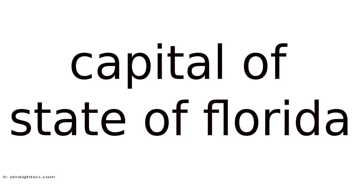 Capital Of State Of Florida