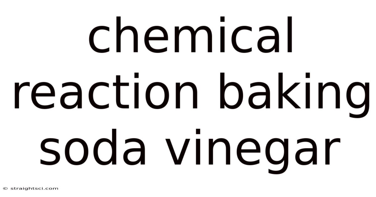 Chemical Reaction Baking Soda Vinegar