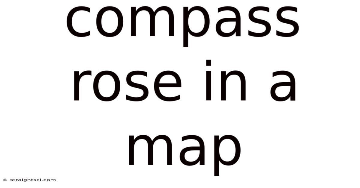 Compass Rose In A Map