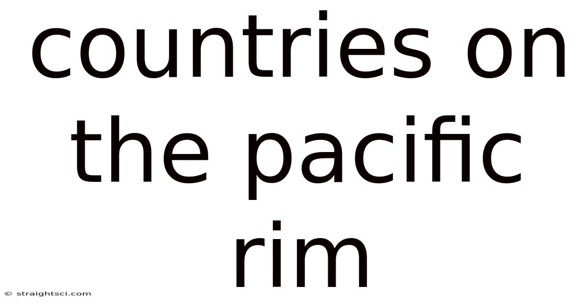 Countries On The Pacific Rim