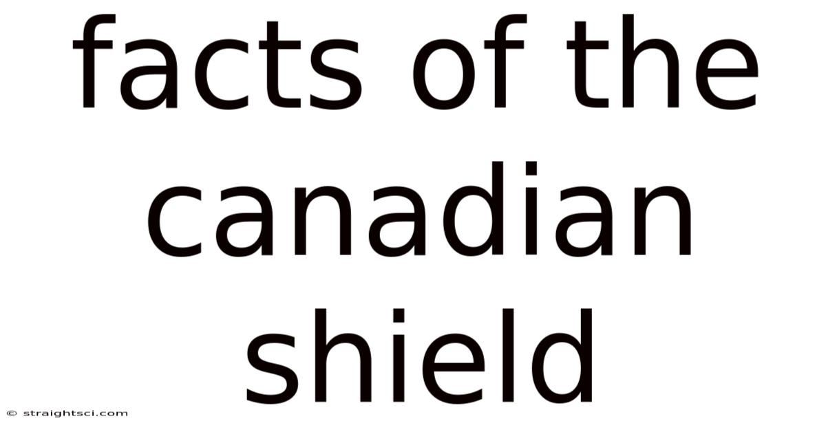 Facts Of The Canadian Shield