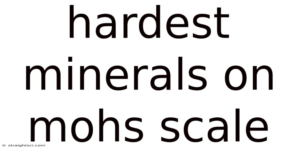 Hardest Minerals On Mohs Scale