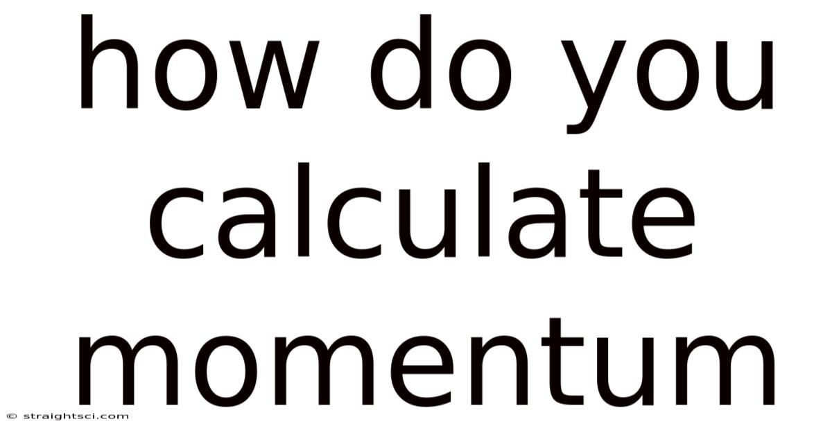 How Do You Calculate Momentum
