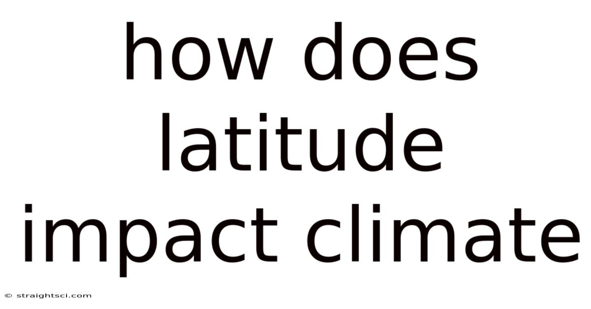 How Does Latitude Impact Climate