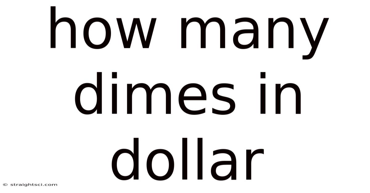 How Many Dimes In Dollar