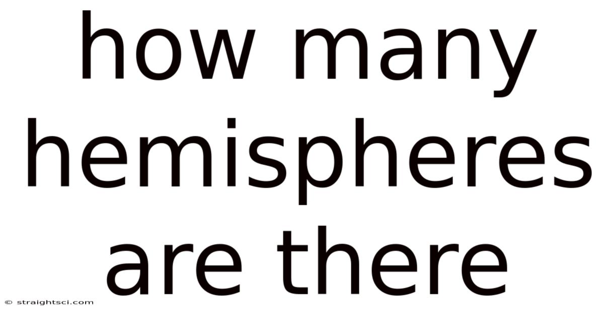 How Many Hemispheres Are There