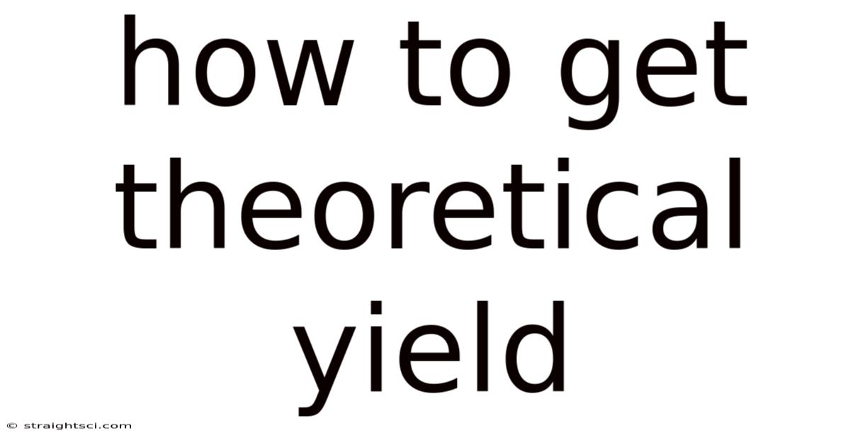How To Get Theoretical Yield
