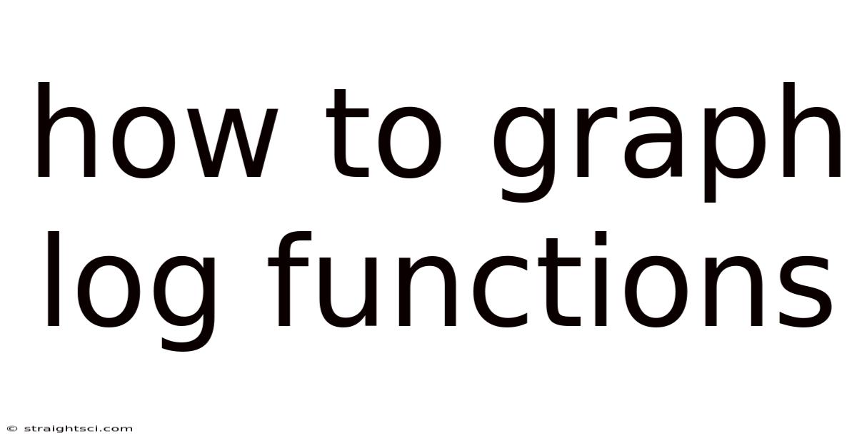 How To Graph Log Functions