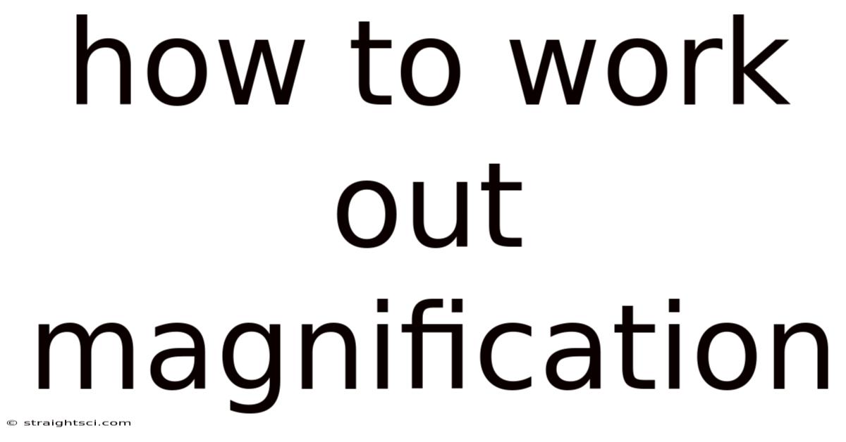 How To Work Out Magnification