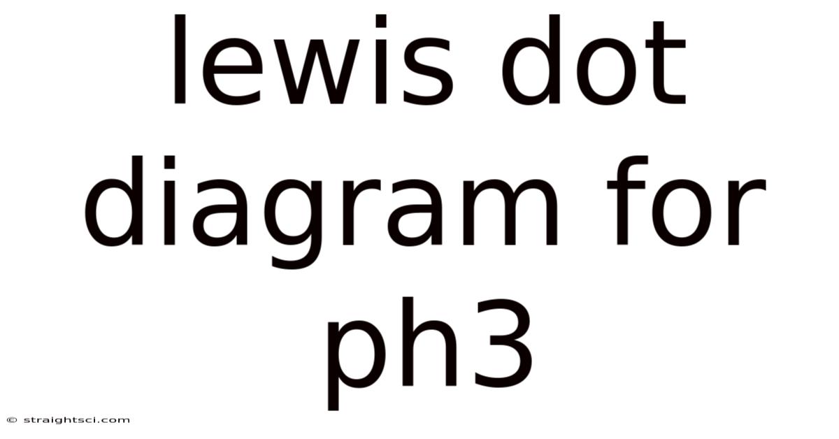 Lewis Dot Diagram For Ph3