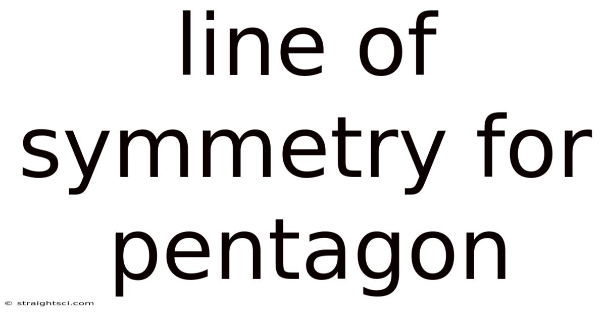 Line Of Symmetry For Pentagon