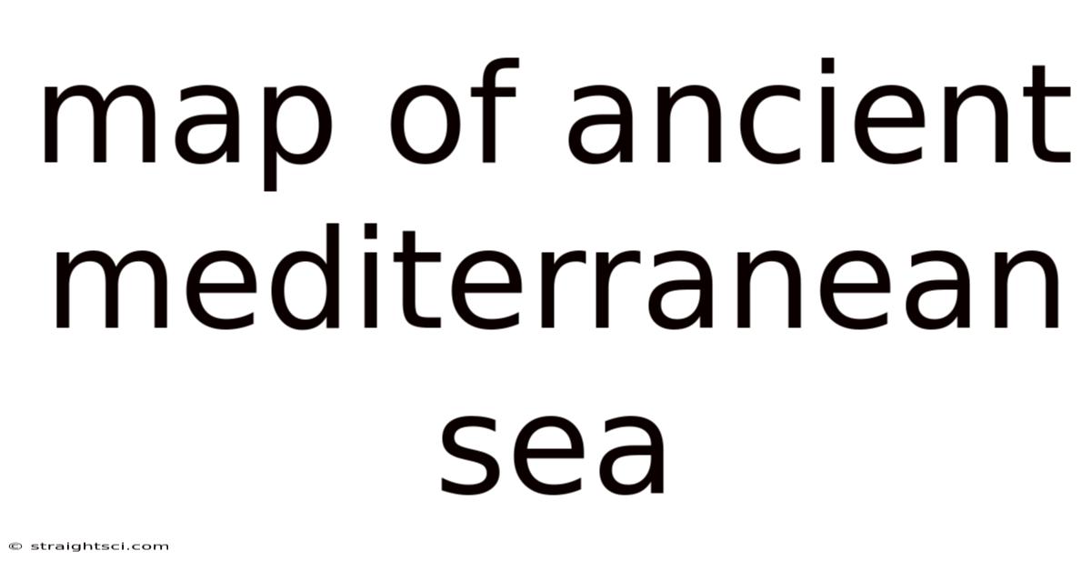 Map Of Ancient Mediterranean Sea