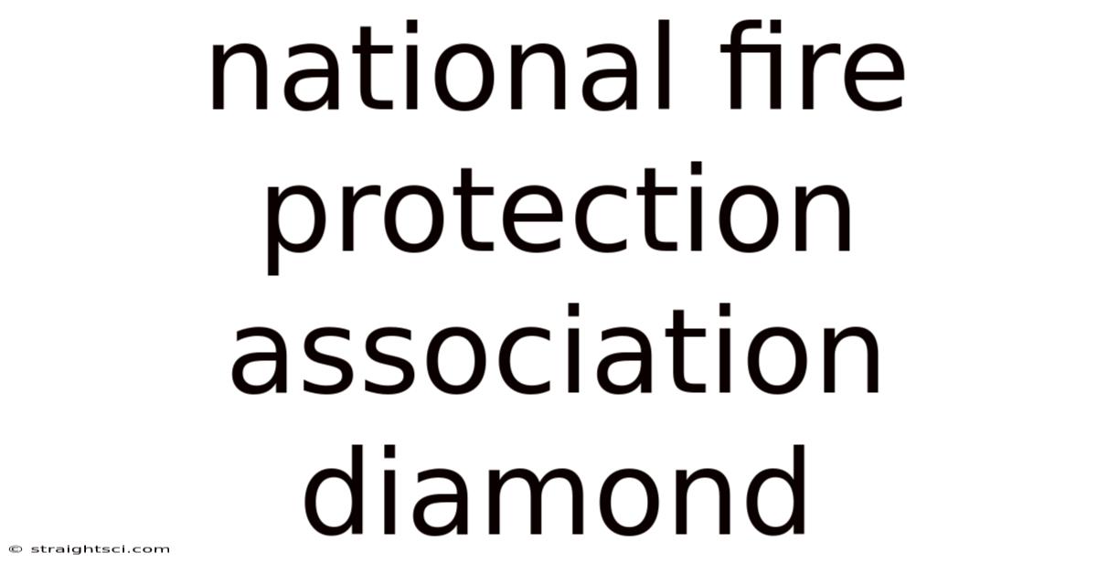 National Fire Protection Association Diamond