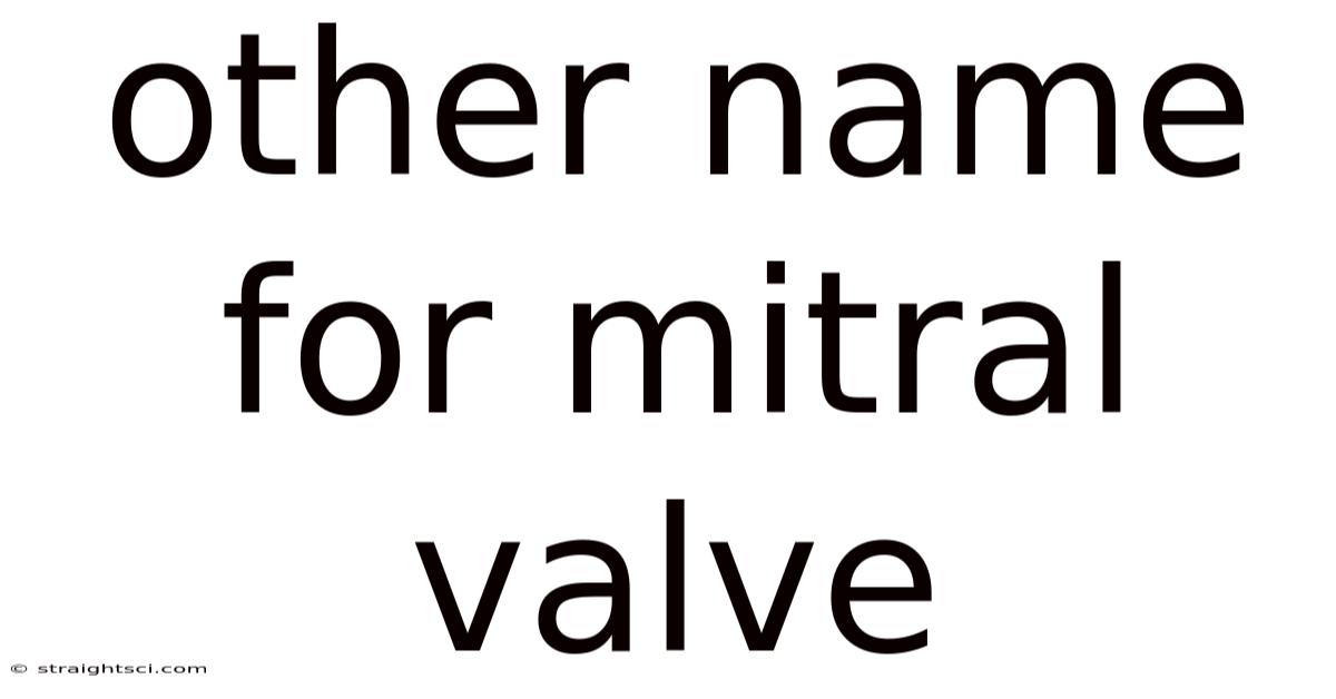 Other Name For Mitral Valve