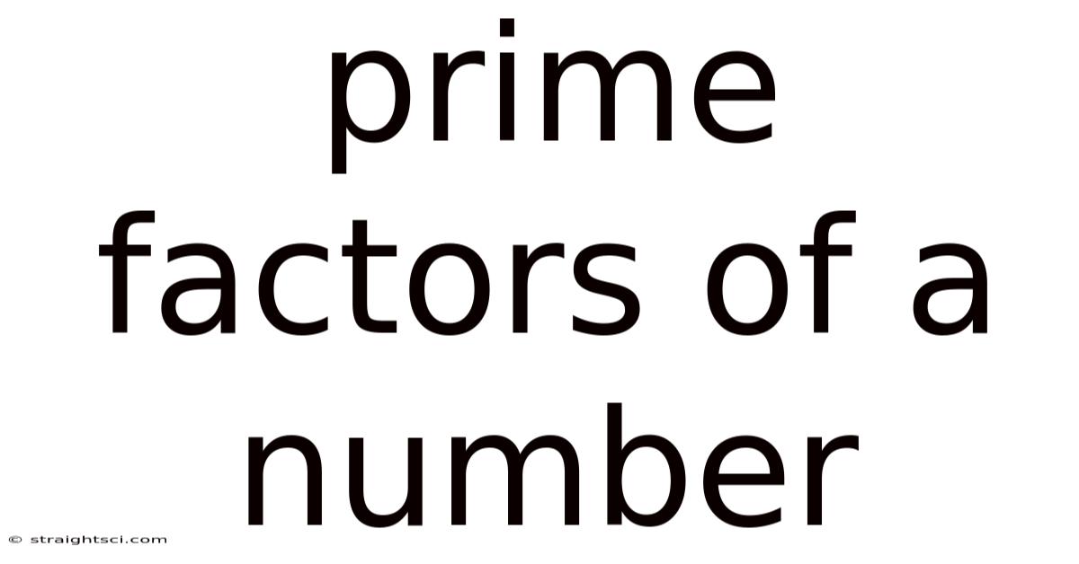 Prime Factors Of A Number