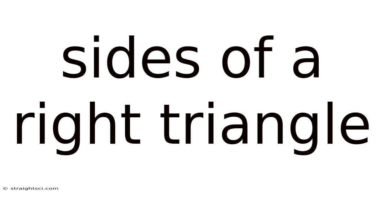 Sides Of A Right Triangle