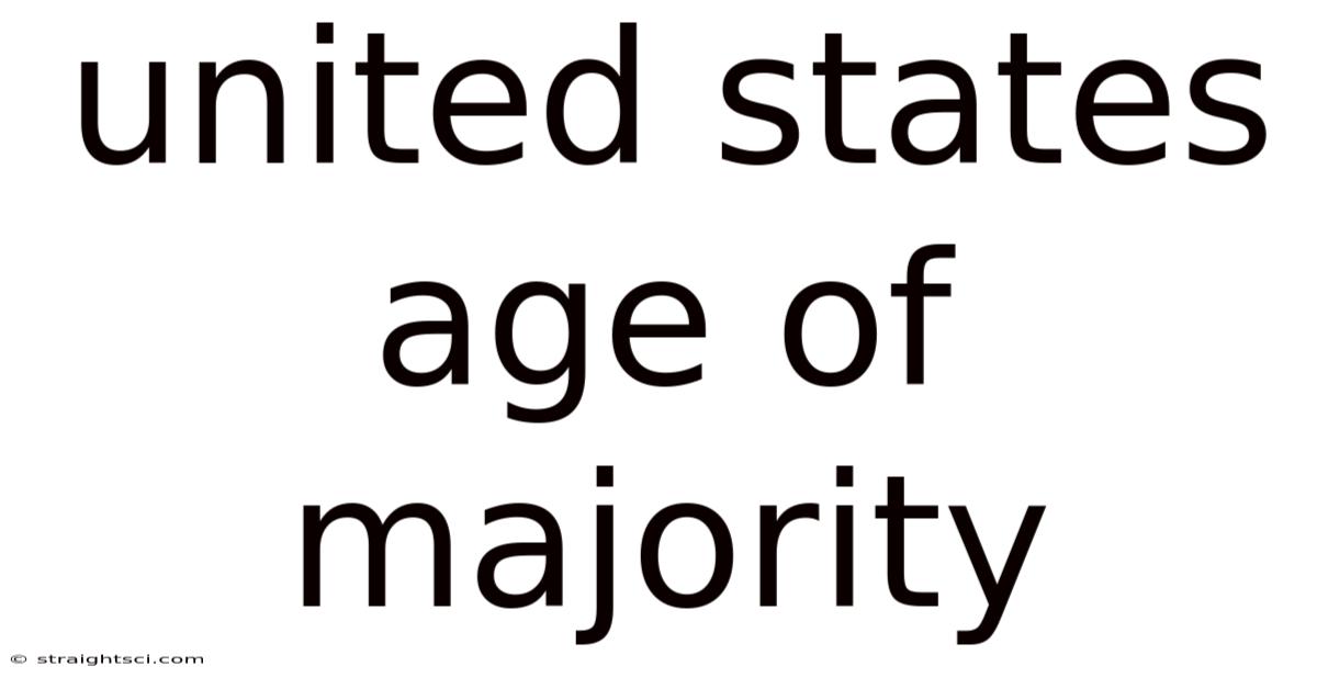 United States Age Of Majority