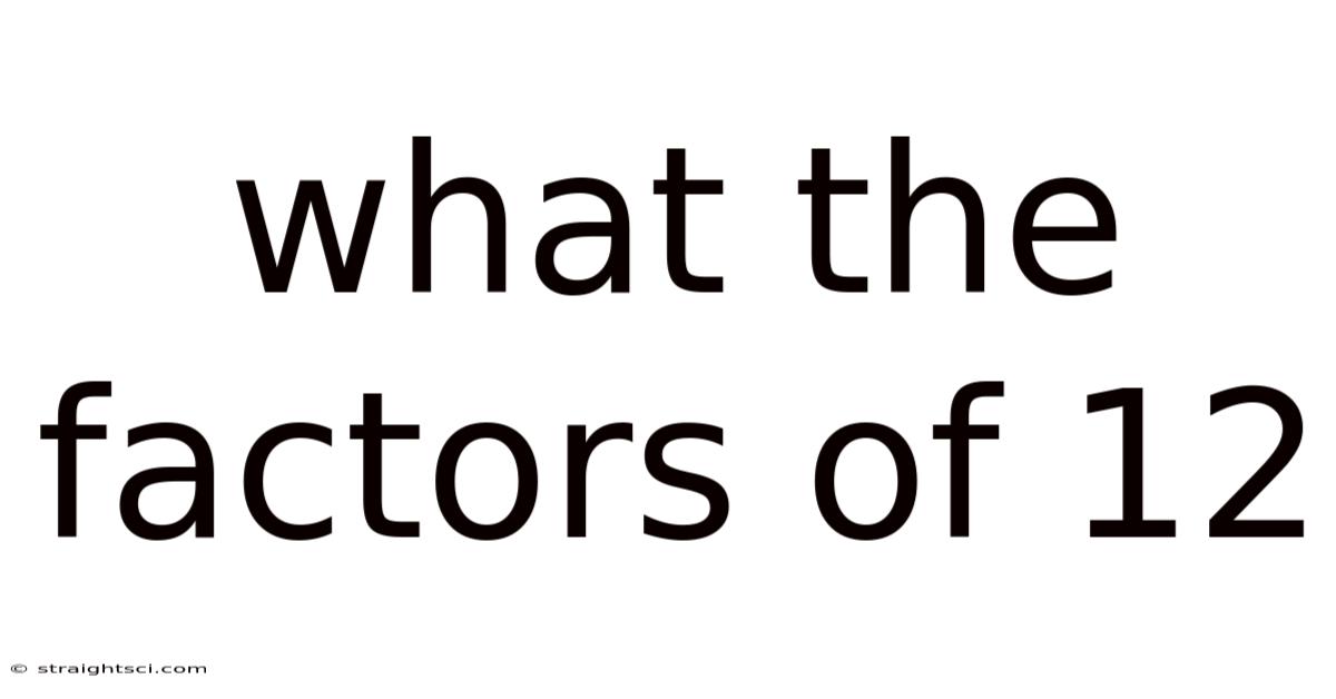 What The Factors Of 12