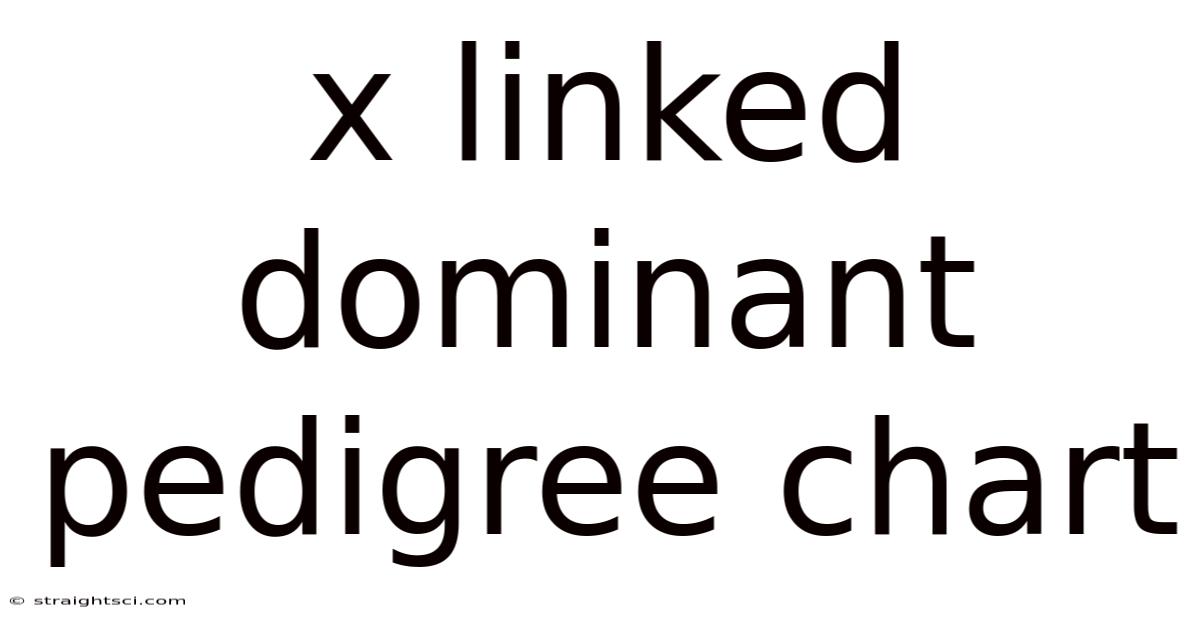 X Linked Dominant Pedigree Chart
